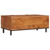 Coffee Table Brown 100 X 54 X 40 Cm Solid Mango Wood