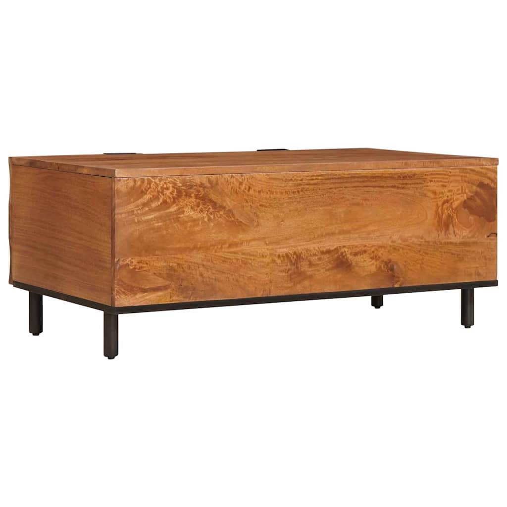 Coffee Table Brown 100 X 54 X 40 Cm Solid Mango Wood