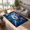 Chelsea FC Printed Flannel Area Rug Non Slip Soft Polyester Floor Carpet Indoor Decor Mat for Bedroom Living Room Sofa Game Room Home Decoration
