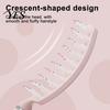 Hollow Hair Brush Curved Vented for Women, Detangling Paddle Long Scalp Massaging Thick Curly Wet Hair, Blow Fast Drying Detangler Styling Tool