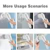 Household Electric Cleaning Brush Rechargeable Electric Scrubber with Detachable Head Cleaning Brush Kitchen Toilet Cleaning Tool