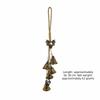 Vintage Metal Bell Pendant Bronze Bell Pendant Door Hanger Wind Chime Bell  Window Hanging
