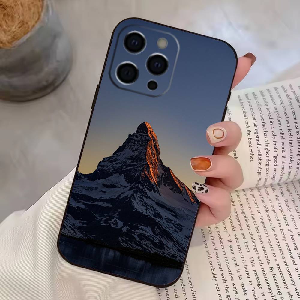 Zermatt Matterhorn Swiss Mountain  Phone Case Silicone Soft For IPhone 17 16 15 14 13 12 11 X XR Plus Pro Max Plus