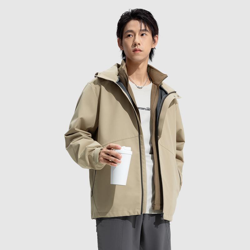 Li Ning Outdoor CF Tracing Jacket Unisex Chinchilla Umber/Mushroom Umber AWBV077-4