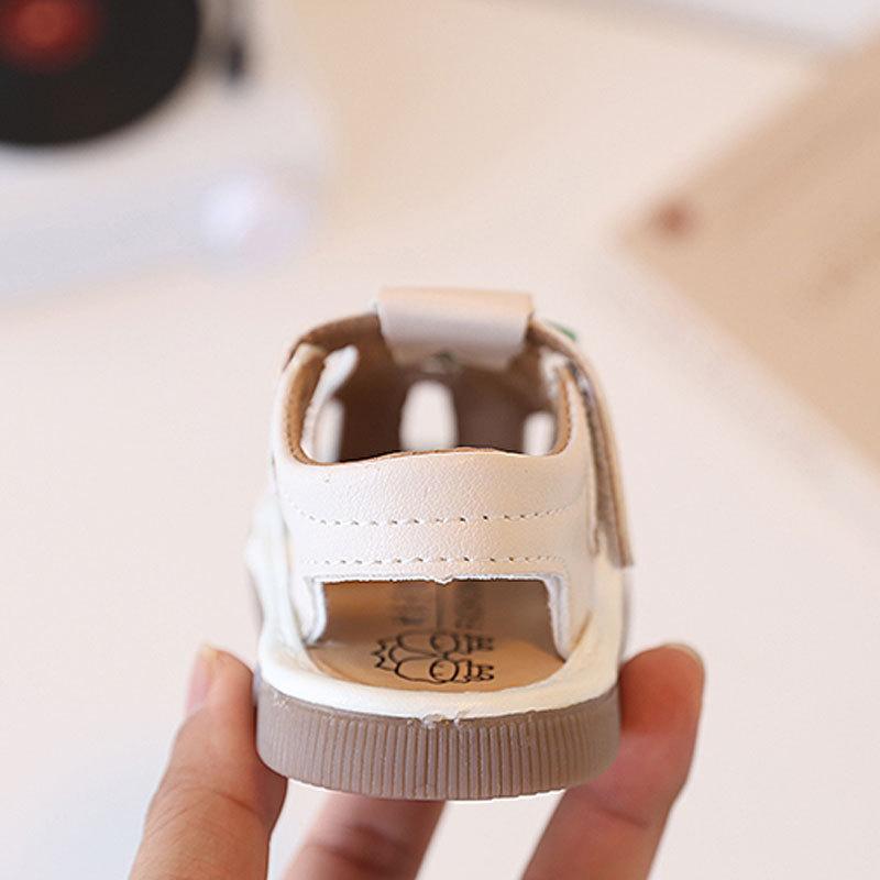 Baby Girl Sandals Bag Head Summer Baby Soft-soled Toddler Shoes 0-2 Years Old Child Princess Call Shoes