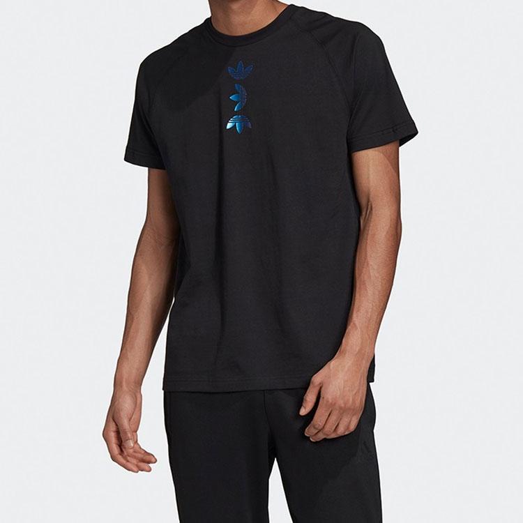Adidas Originals Trefoil Zeno Tee Short Sleeve T-Shirt Men Tops Black FS7329