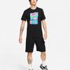 Nike Flamingo Print Graphic Sports T-Shirt Men Tops Black DD1283-010