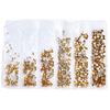 SS3-SS10 Colorful Glass Nail Rhinestones Multicolor Flat Back Crystal Strass Shiny Nail Art Gems Manicure Nails Art Decorations