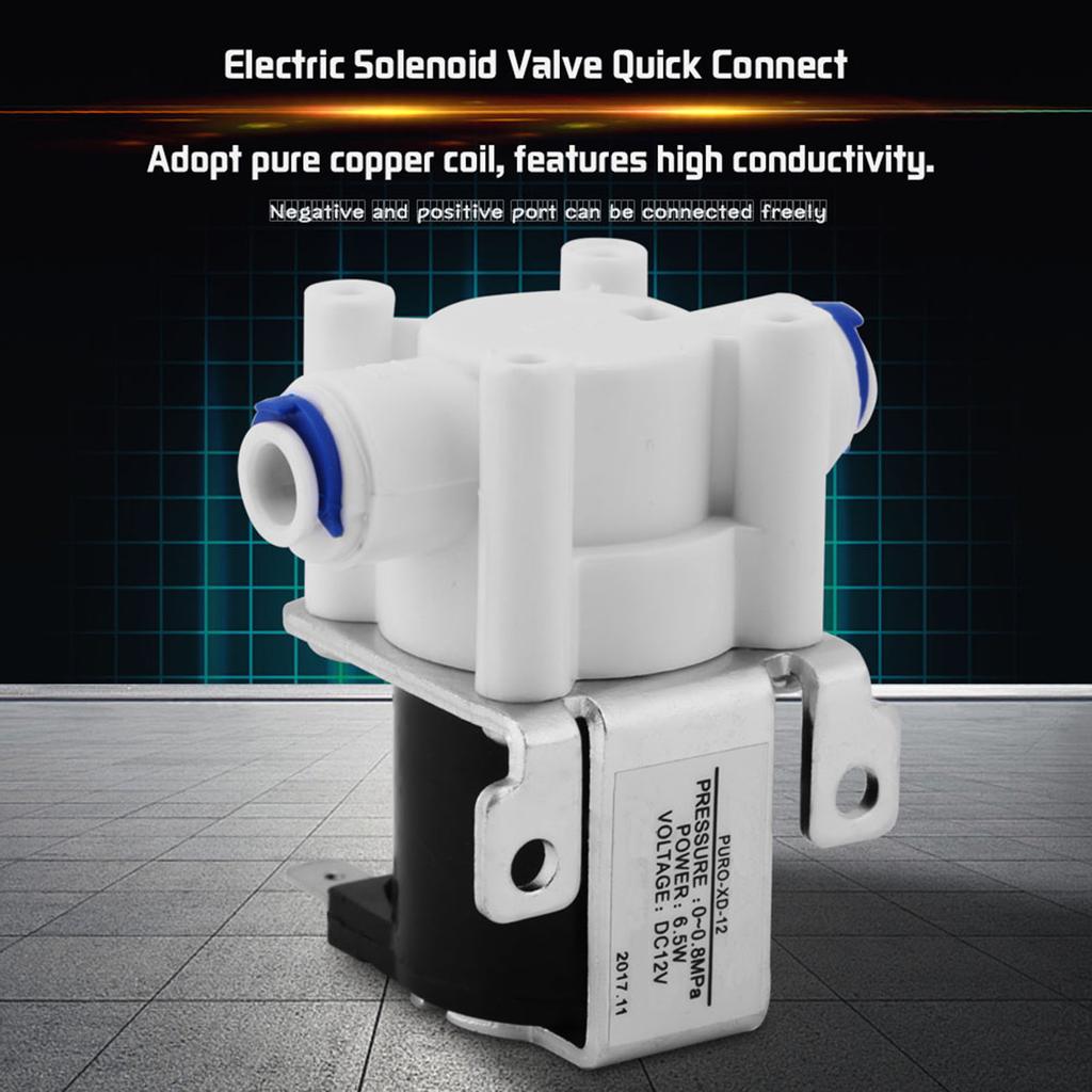 1 or 4 Inch Electric Water Solenoid Valve, Normally Closed, Directional for Water, Copper Coil, Suitable for 1 or 4 Inch Pipe, 1 for Water Purif