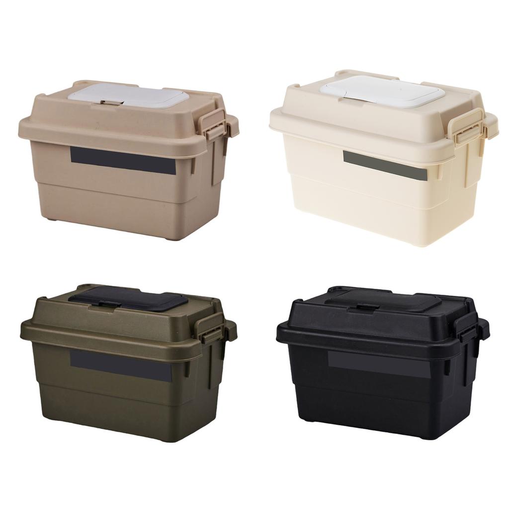 Multifunktionell Bordsvävnadshållare Bärbar Kryddflaska Förvaringslåda Fuktbeständig för Camping Vandring