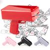 1 PISTOLET LANCEUR D'ARGENT avec 100 BILLETS DE JOUET, Pistolet Lanceur de Billets de Fête Lanceur de Billets en Papier
