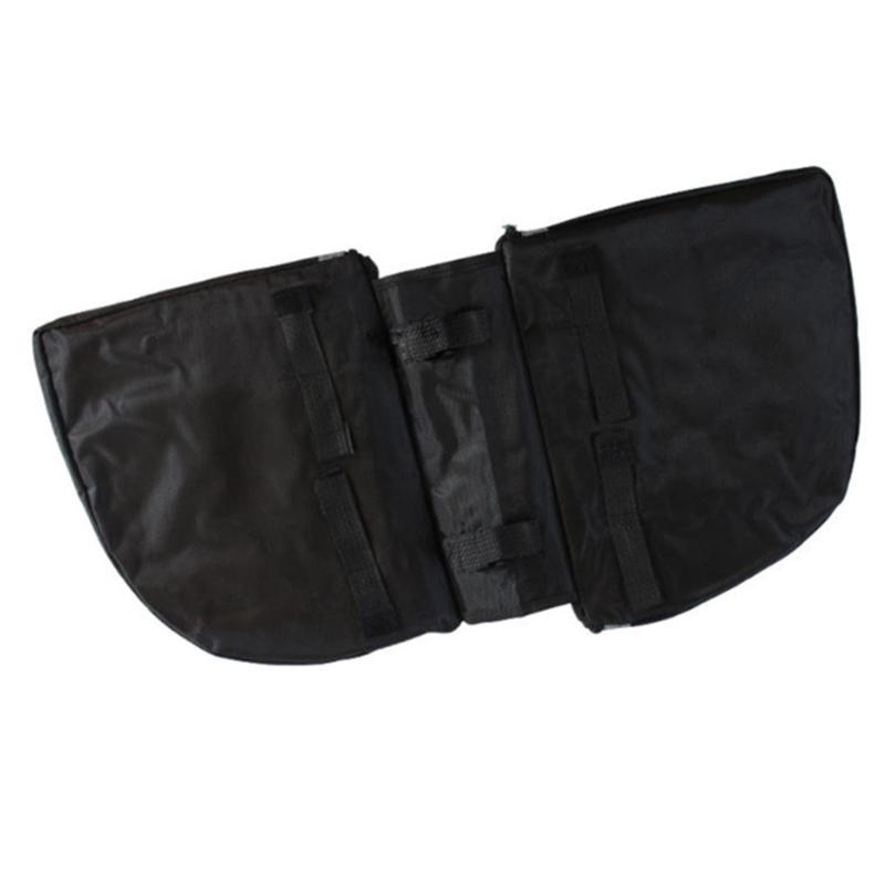 Water-Resistant Bike Rear Seats Saddles Bags Bike Luggage Carriers Trunk Bag with Reflective Trim Cycling Rear Rack Bag