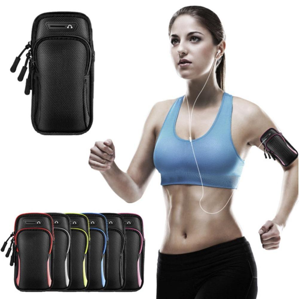 Headphone Port Phone Arm Bag Breathable Mesh Sports Armband New Cell Phone Armband Jogging