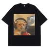 Funny Gamer Cat Meme Tshirts Men Women Fashion Oversized Tshirts Summer Shortsleeved Male Cotton Casual Harajuku Tshirts Tops