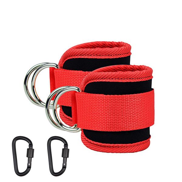 Ankle Straps Tpe Resistance Rope Set Ankle Support Cuffs For Gym Cable Machines Fitness Yoga Pilates Crossfit Women Weight Sport