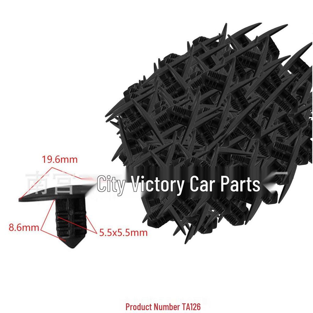Trunk Heat Insulation Rivet Clips - Nylon Buckles for Car Headliner Trim Panel Installation