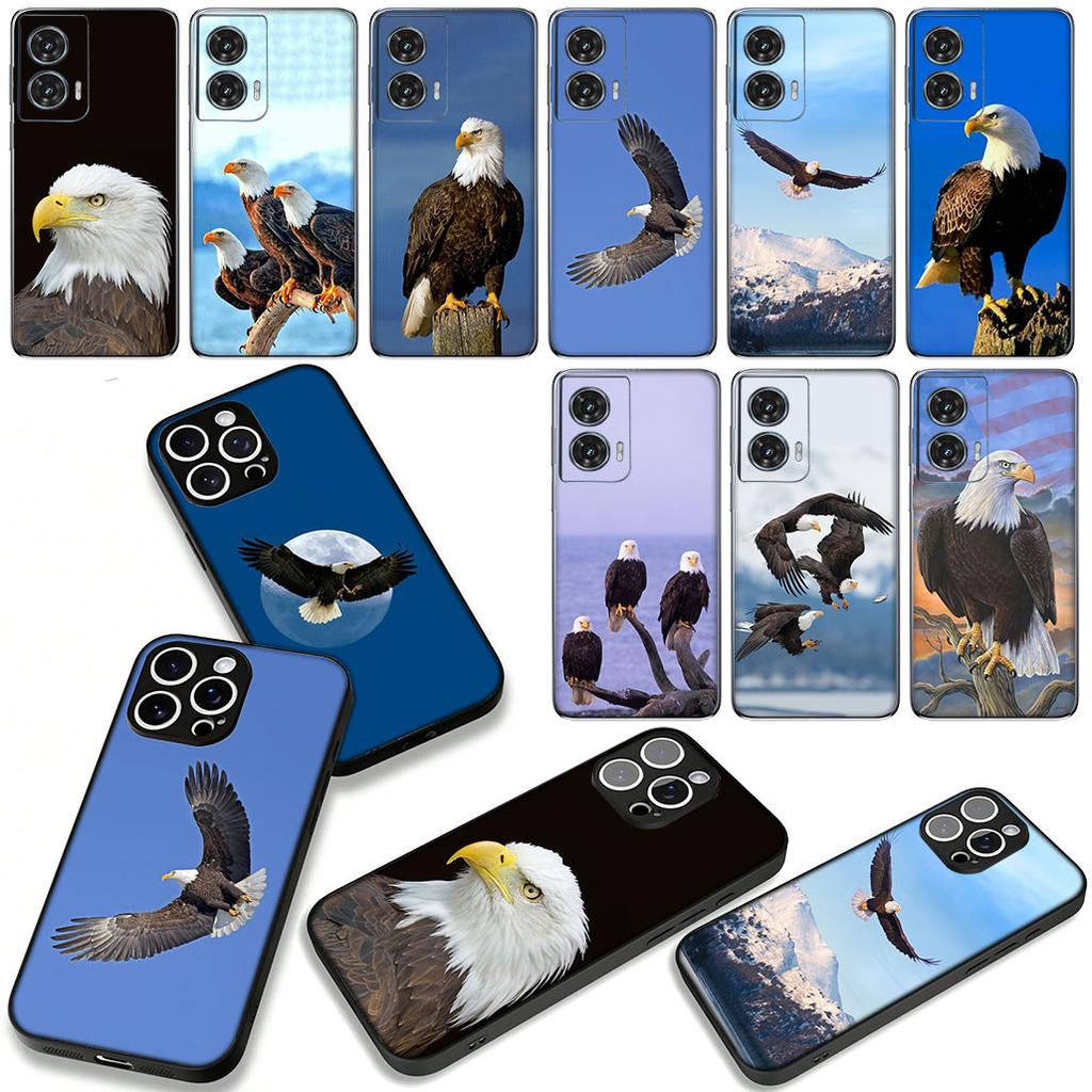 Black White Eagle Fly Phone Cover Case for Huawei P30 P20 Mate 20 Lite Pro Y7 Y6P Y7A 2019 Nova 5T 3I Casing