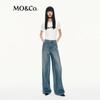 MO&Co. Women's 2025 Autumn High-Rise Wide-Leg Jeans
