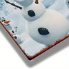 1pc Iron Painting Disney Frozen Olaf Snowman Metal Wall Decoration Iron Art Hanging Ornament Living Room Wall Decoration 20.32cm