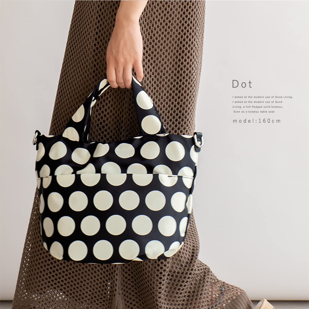 VITAFELICE Damen Nylon 2-Wege Ballon-Tragetasche (vnsb-725z) (Punkt)