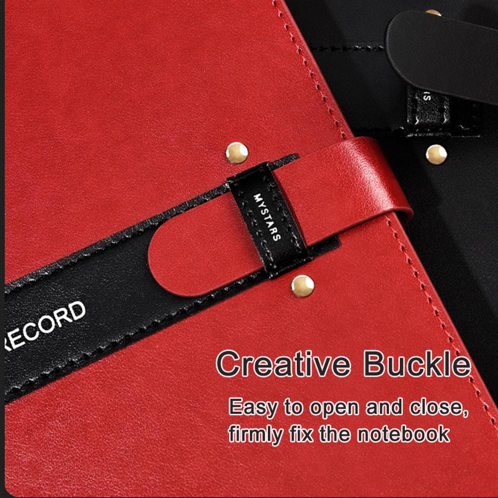 (Kostenlose Logogravur) B5-Business-Notizbuch mit Schnalle, Notizblock für Studenten, Tagebuch, Besprechungsprotokolle für die Arbeit, Notizbuch für Themen