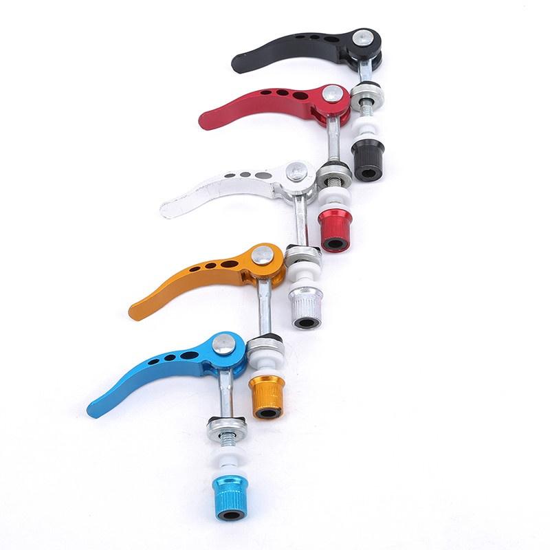 Quick Release Seat Post Clamp Skewer Bolt Clip Bicycle Bike Scooter Lock CF