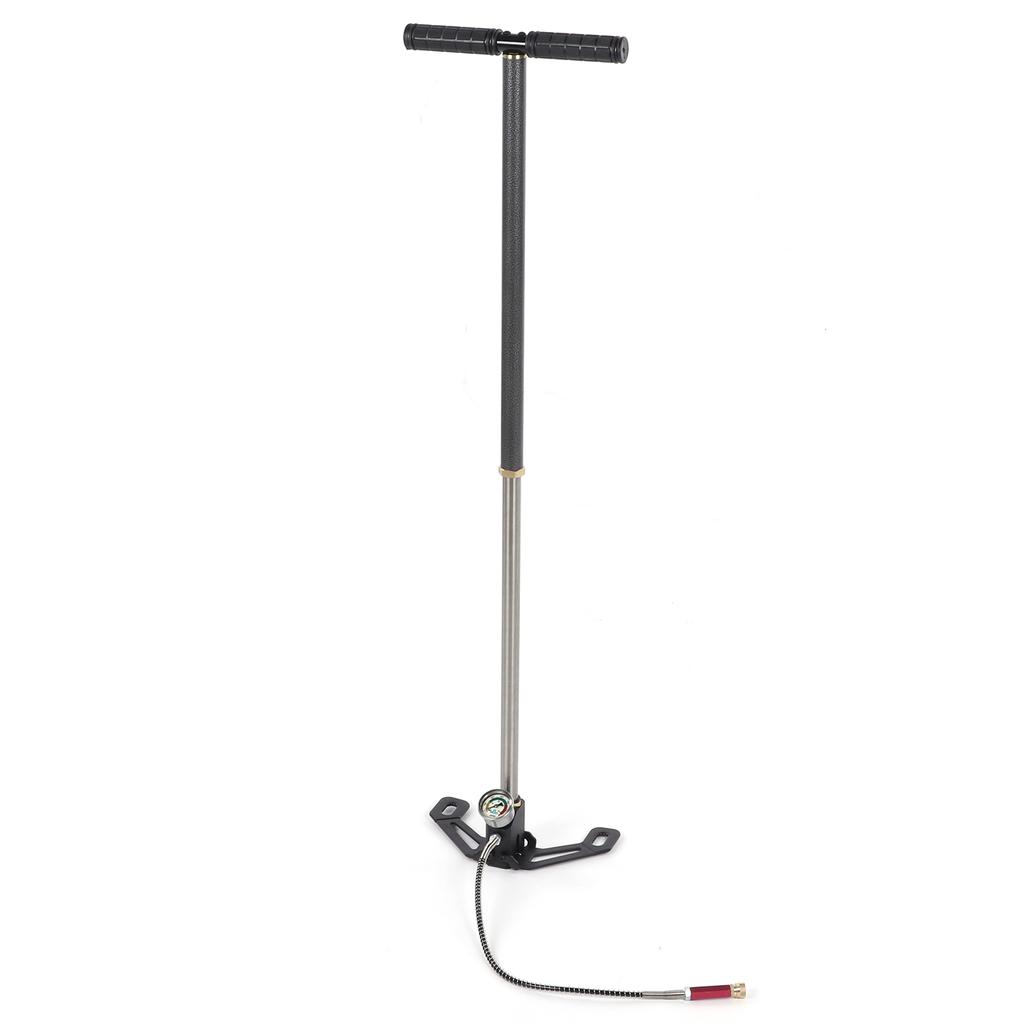 High Pressure 0 6000psi Tungsten Steel 3 Stage Hand Pump for PCP Air Gun Boat Tire Ball