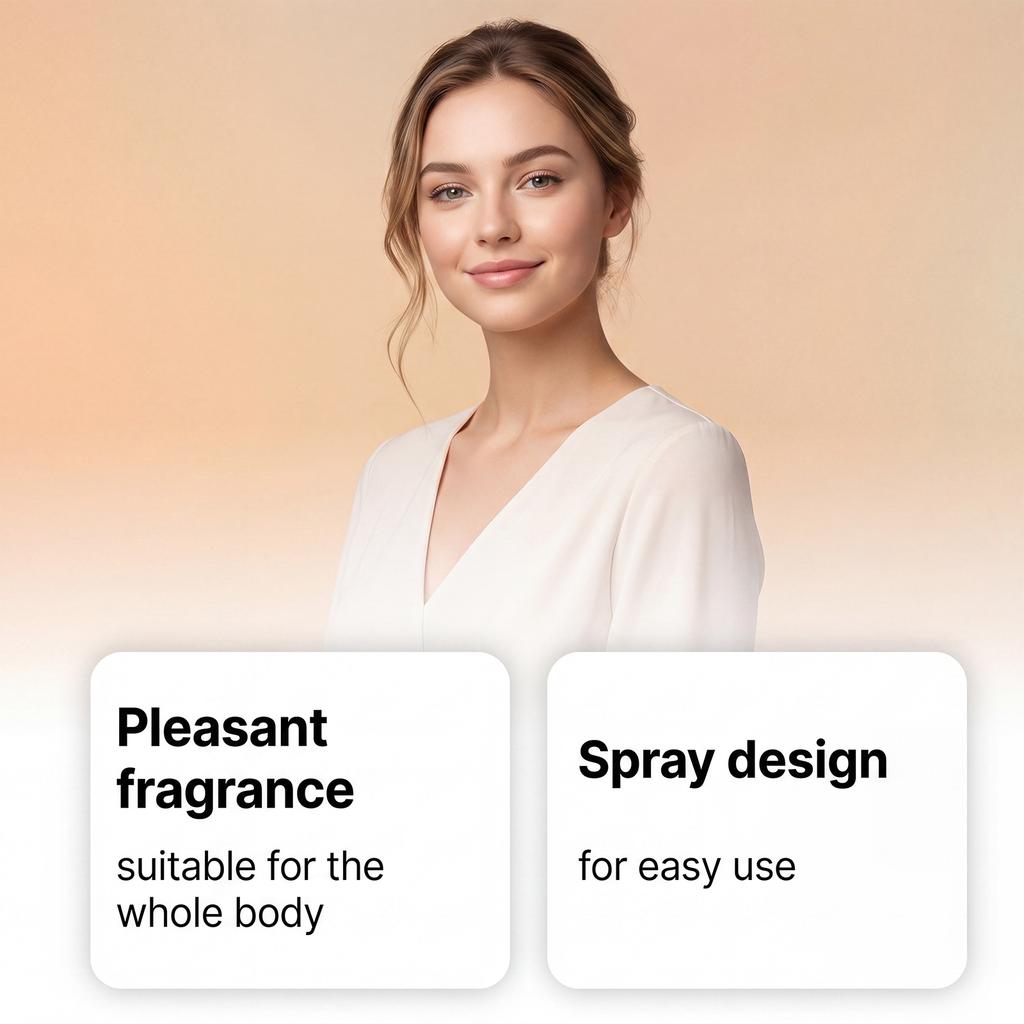 Fresh Fragrance Body Spray Portable Long-Lasting Scent Daily Commute Travel Size Gentle Comfort Body Mist