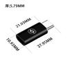 8Pin to USB C Adapter for Phone 15/16 Plus and S24 Enables 27W Fast Charging and Data Transfer