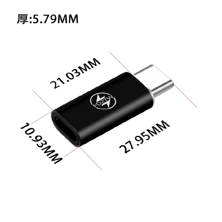 8Pin to USB C Adapter for Phone 15/16 Plus and S24 Enables 27W Fast Charging and Data Transfer