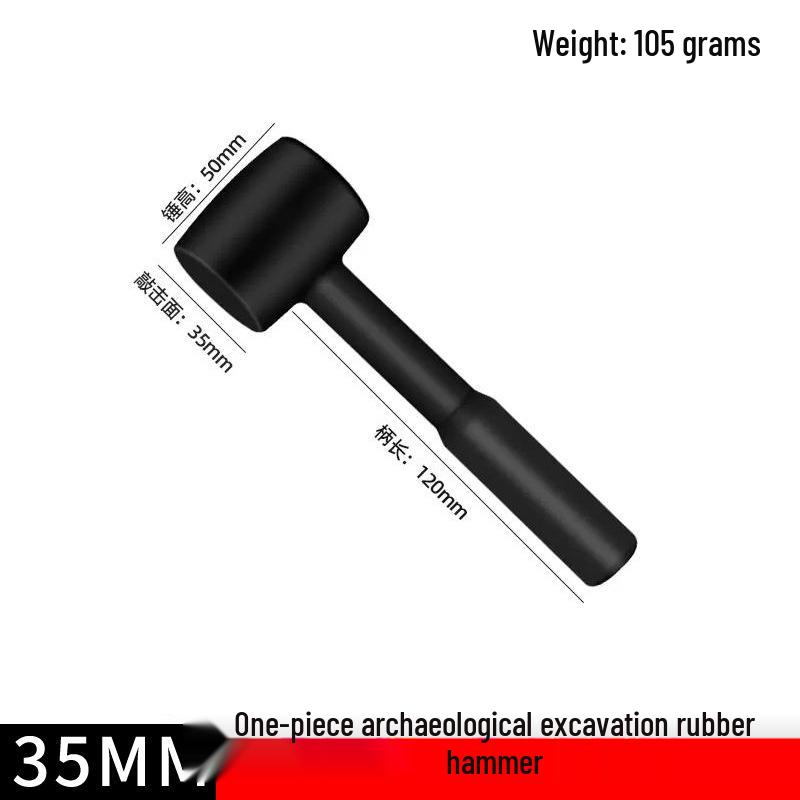 Handmade Small Wooden Mallet & Hammer Archaeological Toy Set