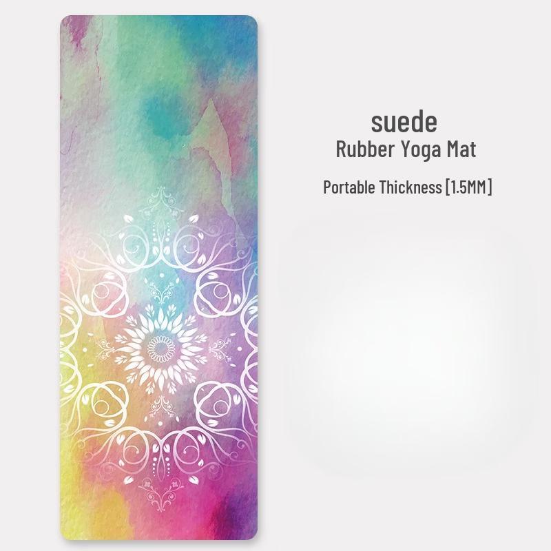 OEING Portable Washable Natural Rubber Yoga Mat