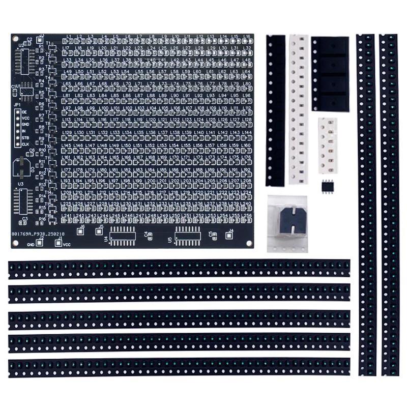 SMD Dot Matrix Advertising Screen Welding Practice Kit 0-9 Digital Display Fun DIY Electronic Kit Soldering Practice
