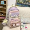 Schoolbag High Value Ins Wind School Bag Junior High School Girls Backpack High School Students Large Capacity Cute Pain Bag Dopamine Backpack
