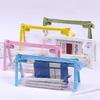 Transparent High-End Pencil Case Large Capacity Zipper Storage Pen Bag Portable Waterproof Stationery Bag School Office Supplies