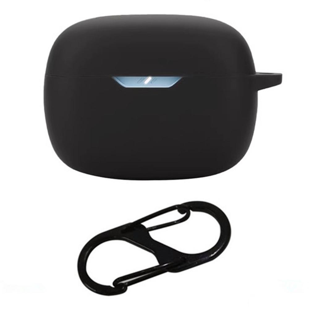 

Для навушників JBL Wave Beam 2, сумісних з Bluetooth, чохол з пряжкою проти втрати, силіконовий захисний чохол Black