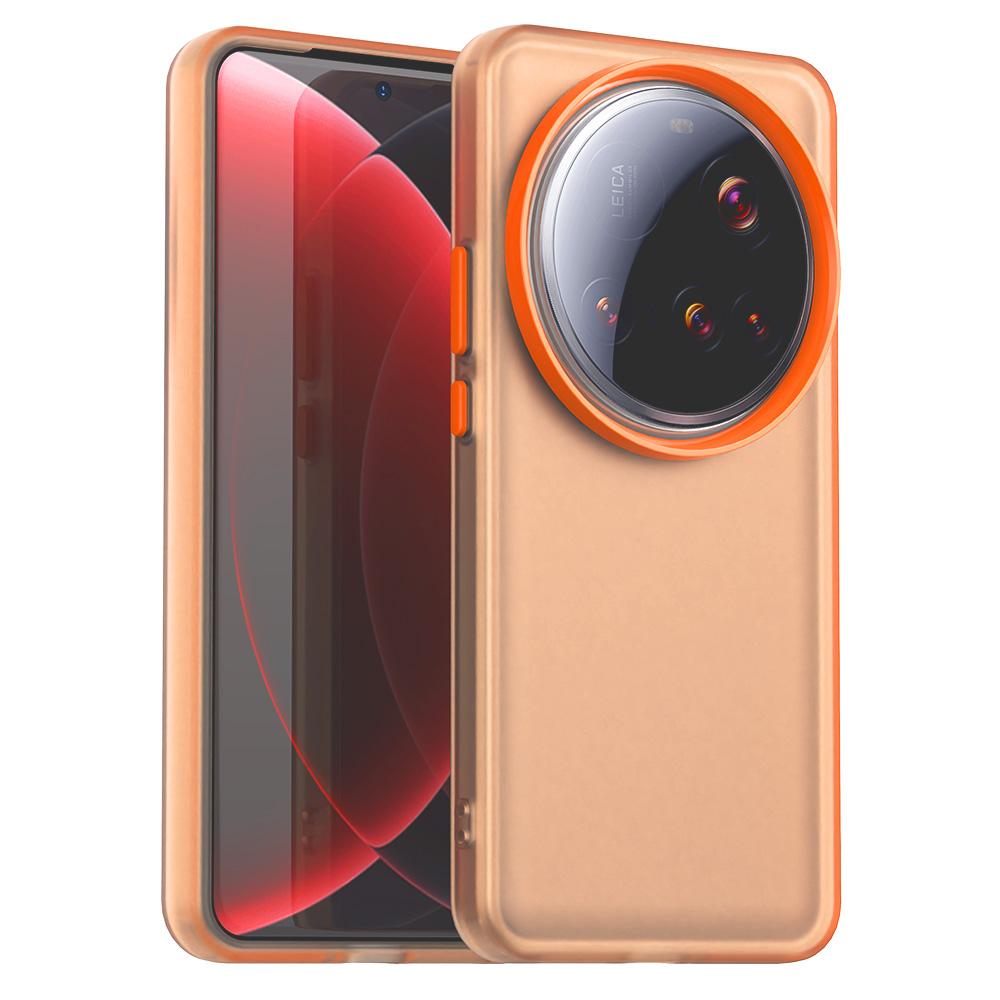 

Матовый чехол для Xiaomi 15 Ultra Чехол Xiaomi 15 Ultra Funda Coque Матовый Полупрозрачный ПК Конфетный цвет Задний бампер Xiaomi 15 Ultra ForXiaomi 15 Ultra оранжевый