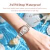 New Fashion Brand Women's Watch Waterproof Luminous Ultra-thin Quartz Watch Ladies Stainless Steel Rose Gold Diamond