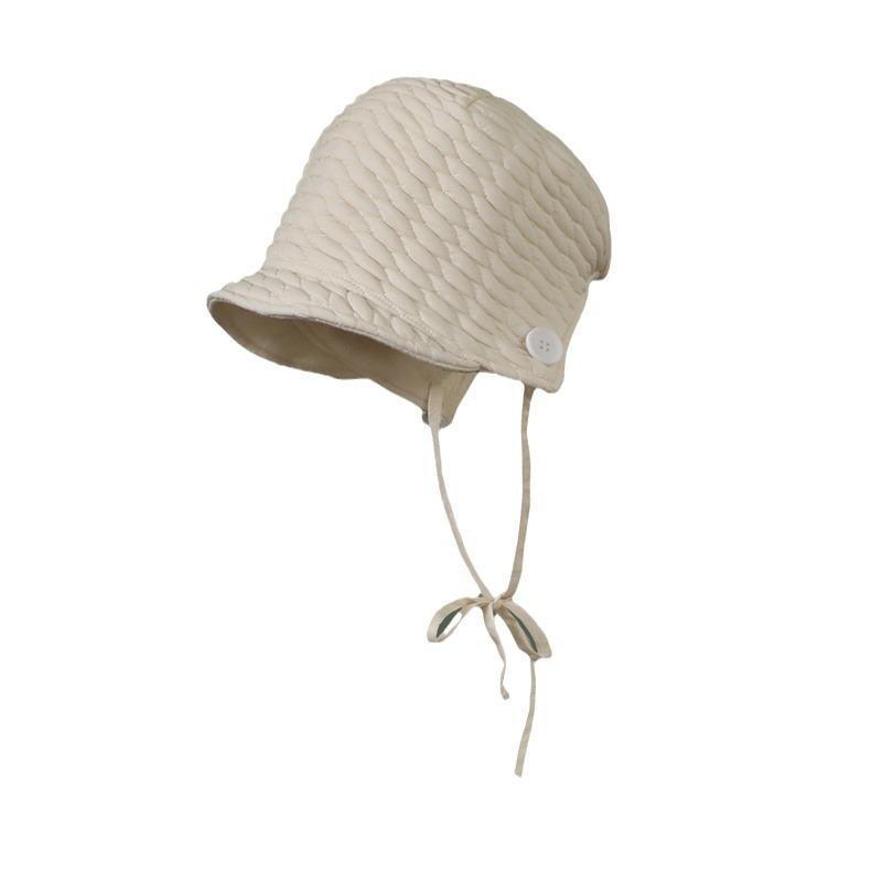 Cute Loli Hat Women's Autumn and Winter Trendy Pullover Bucket Hat Casual Versatile Cold Ear Protection Hat