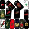 Soft Cover for Apple iPhone 13 12 Mini XS 11 Pro Max 7 8 Plus + XR SE 2022 2020 SE3 Coque Phone Case Morocco Flag