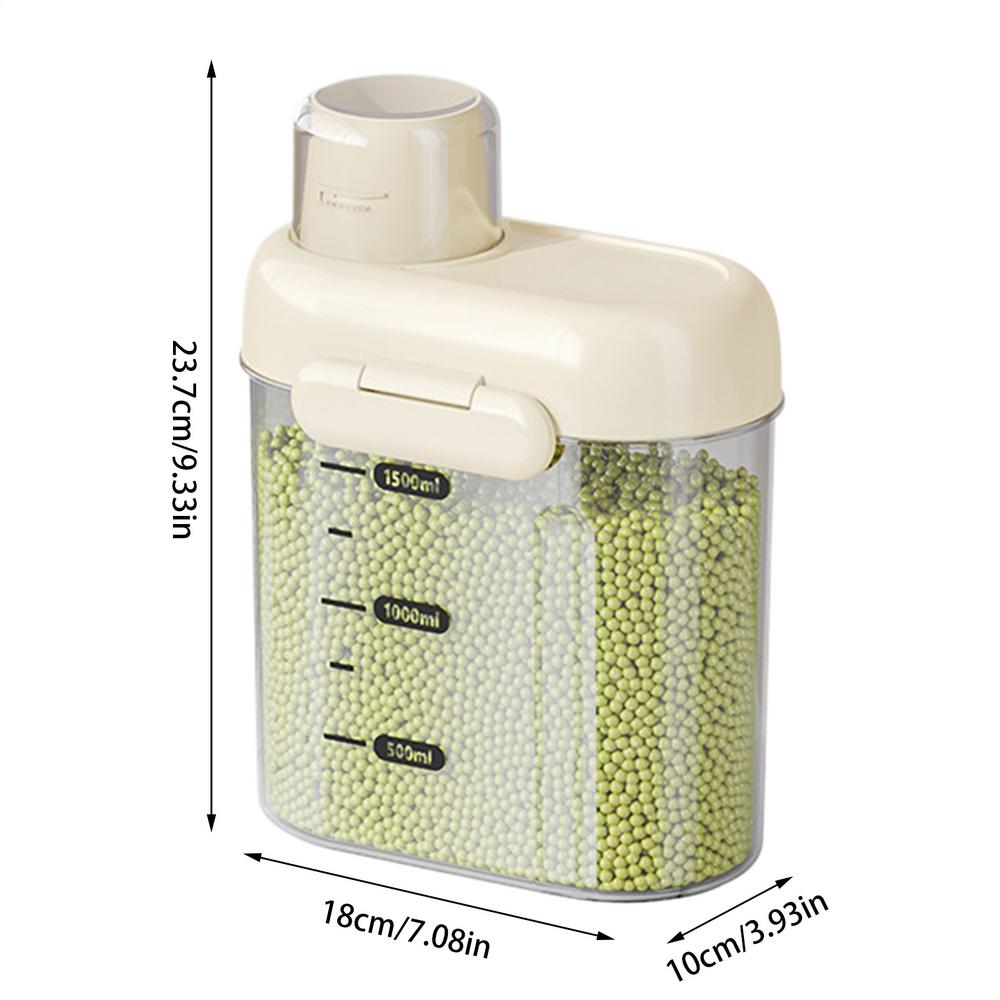 

Flour Container Food Storage Containers With Lids Airtight Clear Jars Pantry Organization Kitchen Canisters Bins For Dry Food