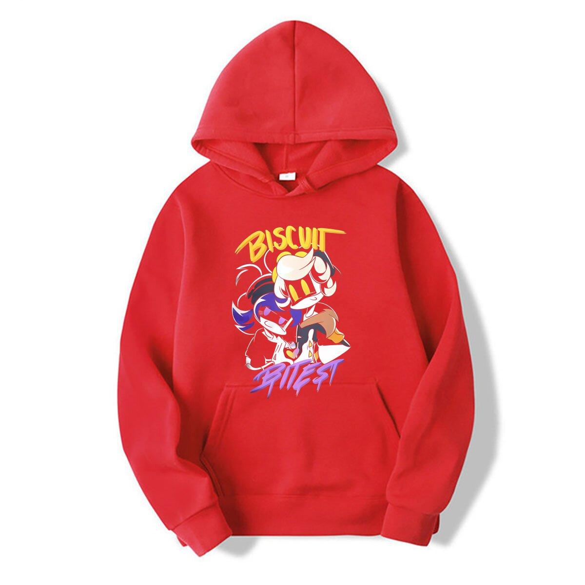 Awesome N And Uzi BiscuitBites Murder Drones hoodies Men Round Collar 100% Cotton hoodies S