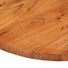 Table Top 110 x 40 x 2.5 cm Oval Solid Acacia Wood