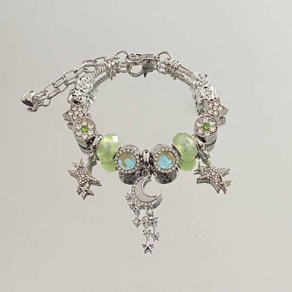 

Винтажный Стиль Браслет Украшение С Подвесками Луны И Звезды Для Элегантных Женщин