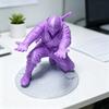Ninja Pen Holder for Desk Kneeling Ninja Samurai Pencil Holder 3D Printed Pen Holder Gift for Boys Students Office Workers
