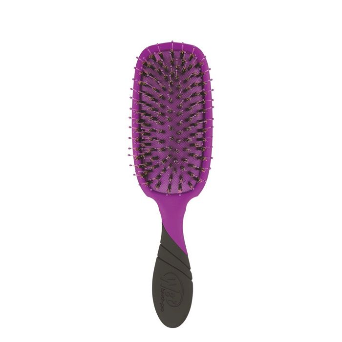 Brosse Démêlante - Wet Brush - Violet - 1 Pc - Poils Naturels - Brillance Éclatante