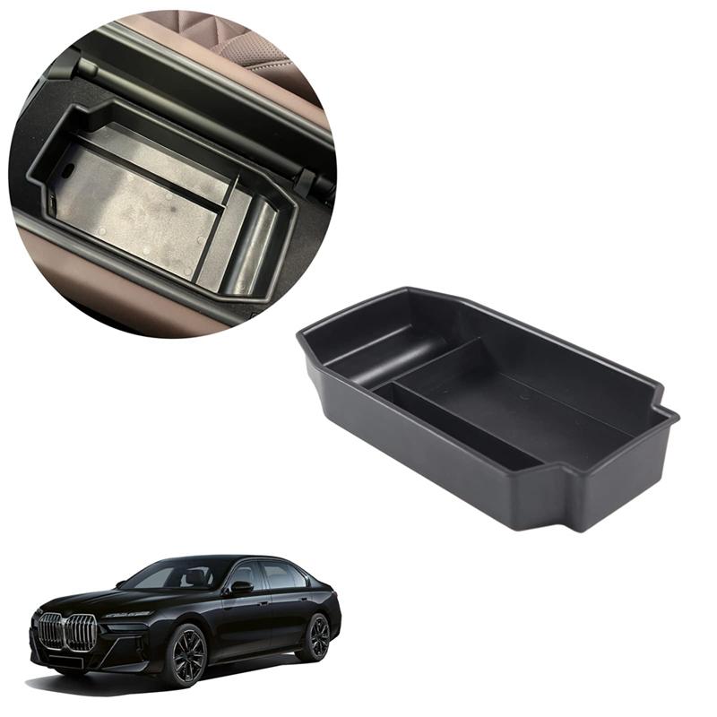 For BMW 7 Series G70  Center Console Organizer Armrest Storage Box Tray Car Interior Accessories Parts