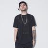 Laul Laul Mash Half Shirts Black Mesh Short Sleeve Tee For Innerwear