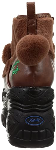 Yosuke Platform Shoes, 2601145, Women's, Brown Combination, Size 23.5 cm