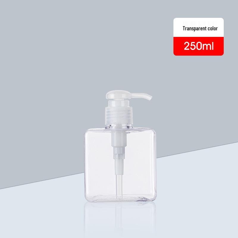 Travel Refill Pump Bottles for Lotion, Shower Gel, Shampoo, and Hand Sanitizer - Square Design, Empty and In Stock